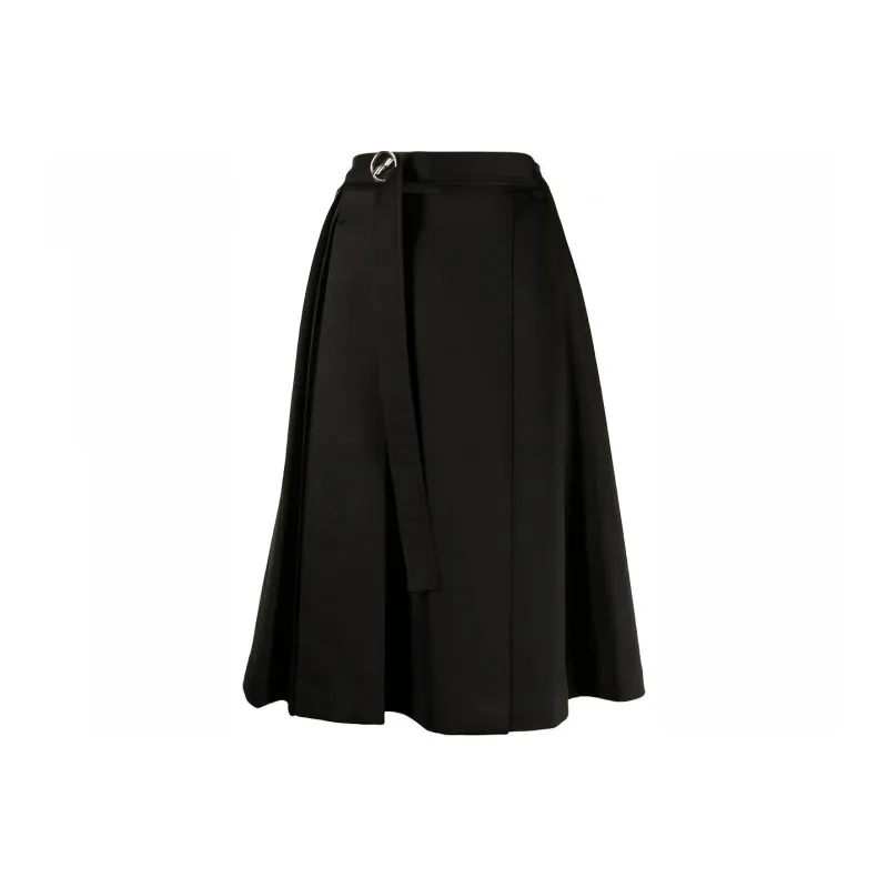 WE11DONE Casual Long Skirts Women's Black-0