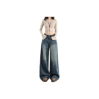 Wen Shan Jeans Women's Dark Blue