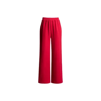 H&M X Magda Butrym Wide Leg Motif Detail Joggers Red