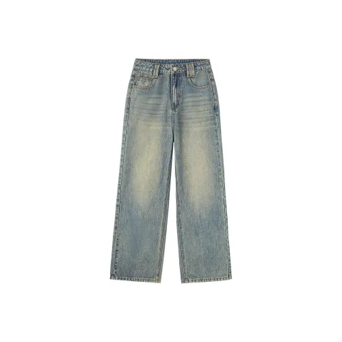 【dme】 Jeans Women's Vintage Blue