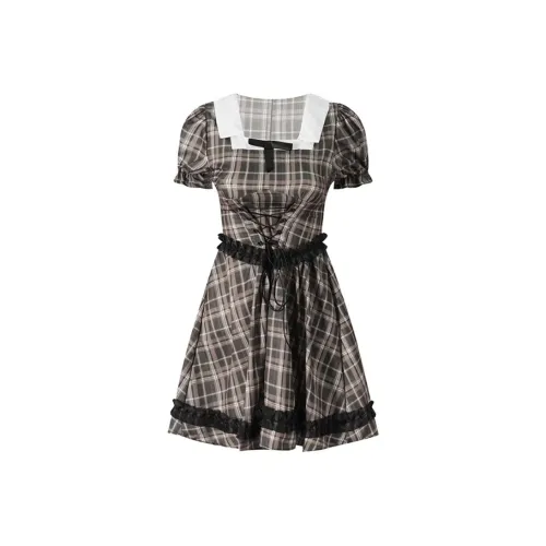 JOSR Short Sleeved Dresses Women's Black