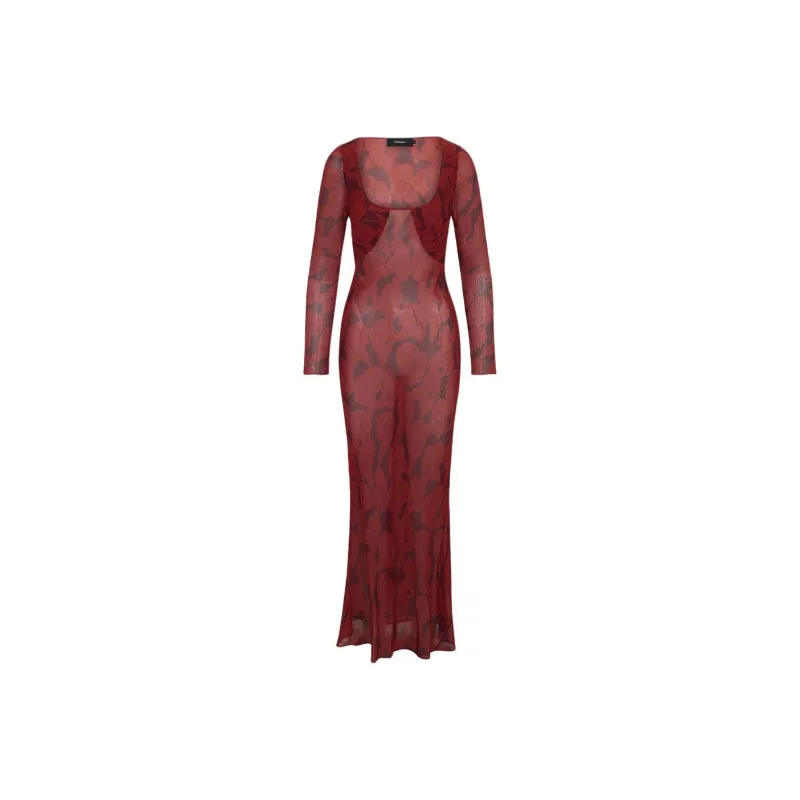 Realisation Par FW24 The Inka Long Sleeved Dresses Women's Calla Lily-0