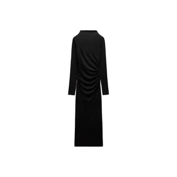 ZARA Long-Sleeved Dresses Women's Black