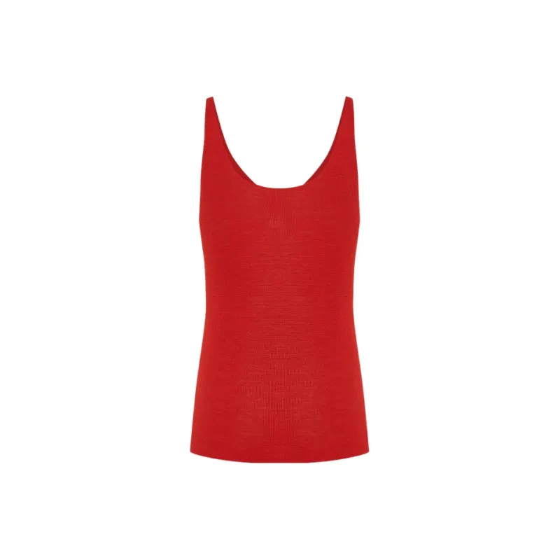 MOCO Tank Top Women's Orange Red-1