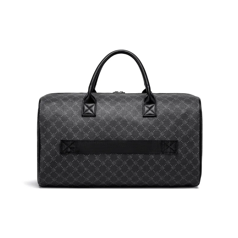 FAIRWHALE PU Travel Bag Handbag Travel Bag Unisex Lead Coffee-3