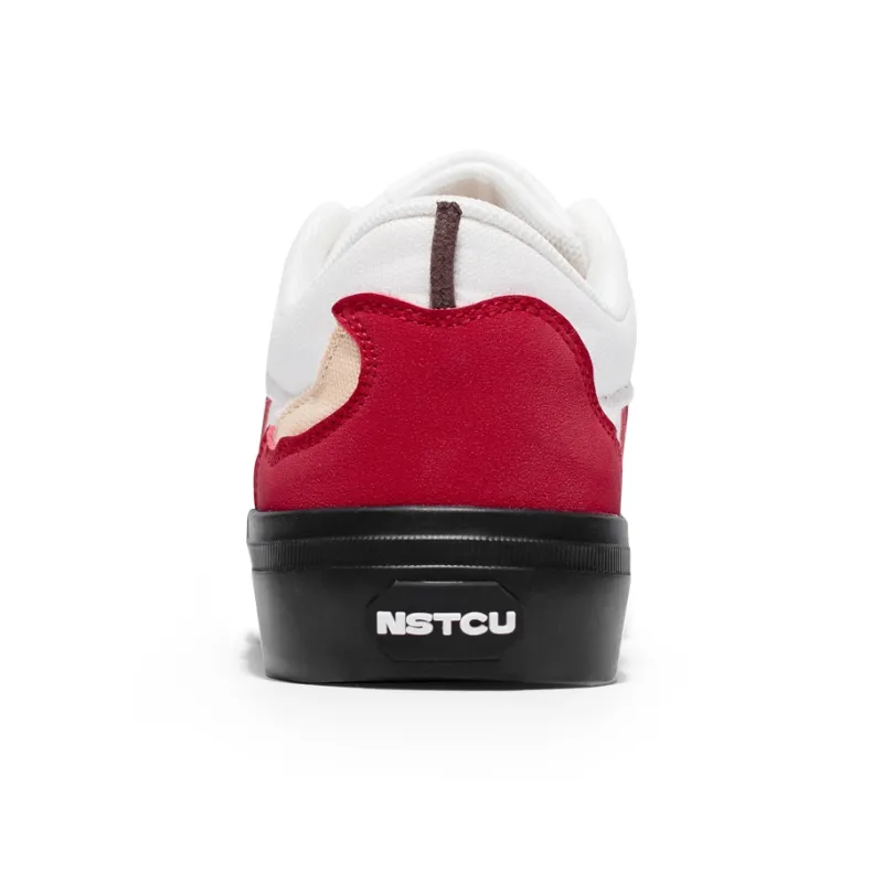 NSTCU Skateboard Shoes Women's White Red-4