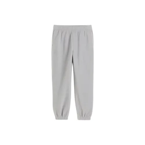 H&M Knitted Sports Pants Women's Light Gray