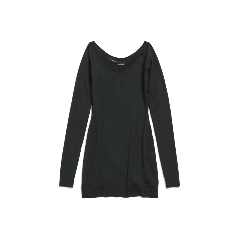 Balenciaga Long Sleeved Dress Women's Black-0