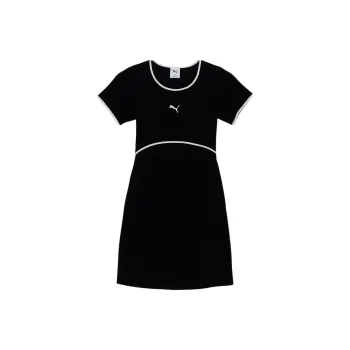 PUMA Short Sleeved Dress Women's Black