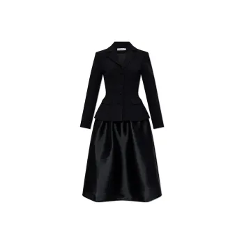Self-portrait Panelled Blazer Midi Dress