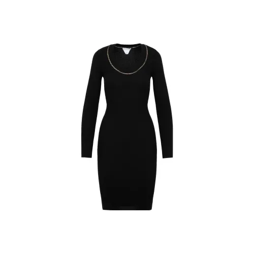 Bottega Veneta Long-Sleeved Dresses Women's Black
