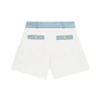 Maje Denim trim Shorts