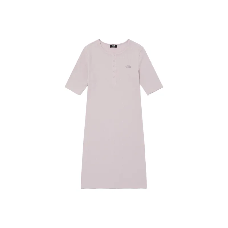 THE NORTH FACE Short Sleeved Dress Women's Light Pink-0