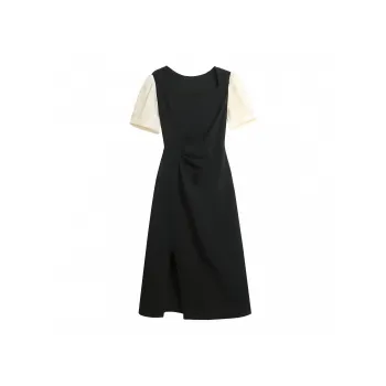 EIDOLON GRAIN Short Sleeved Dress Women's Black
