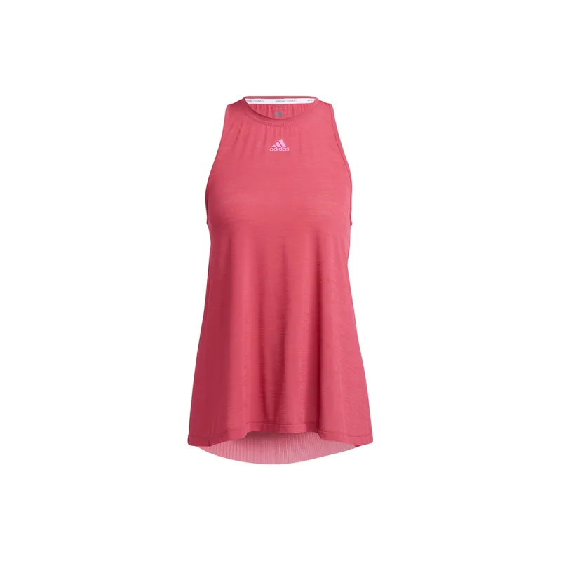 Adidas Sleeveless Sports Shirts Women's Pink-0