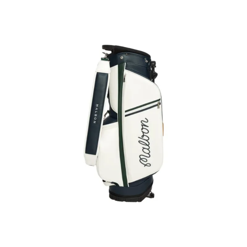 Malbon Golf Polyurethane Storage Bag Unisex White-0