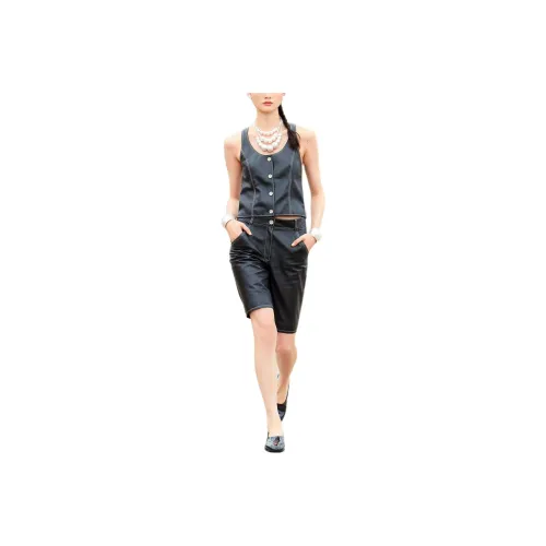CHANEL Casual Shorts Women's Black