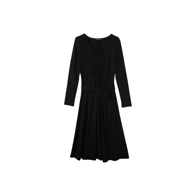 WESTLINK Long Sleeved Dress Women's Black-0