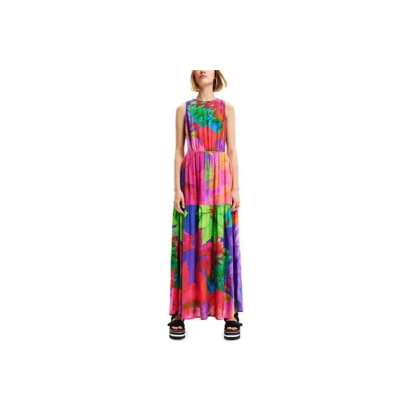 Desigual Sleeveless Dress Women's Multicolor-0