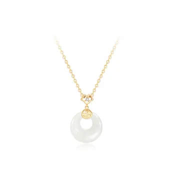Love Link Chalcedony Necklaces Women's