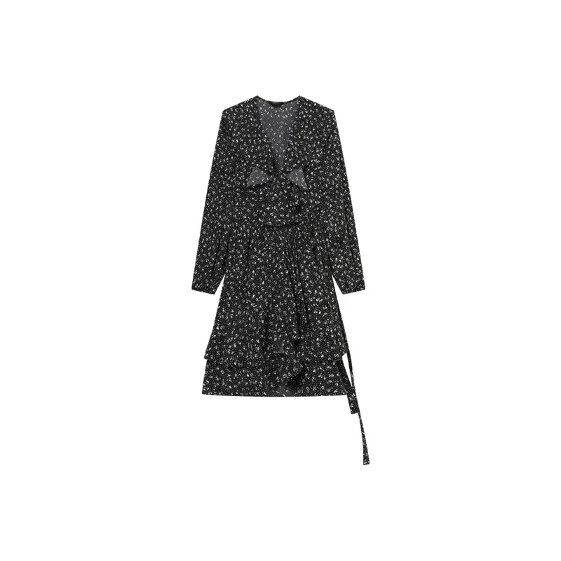 LOUISY AO Long Sleeved Dress Women's Black-0