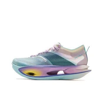 LiNing Feidian 5 ULTRA Cushioning, Slip Resistant, Rebound Low Top Running Shoes Unisex Blue Purple