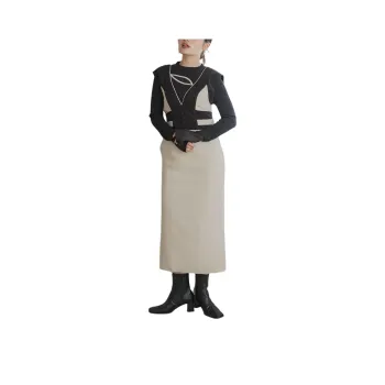 UNITED TOKYO Sleeveless Dress Women's Light Brown