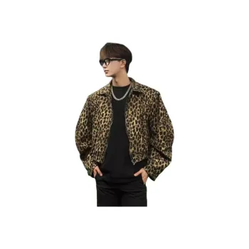 Zomuros Jackets Unisex Leopard Print