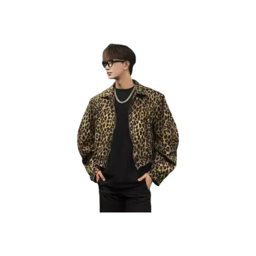 Zomuros Jackets Unisex Leopard Print