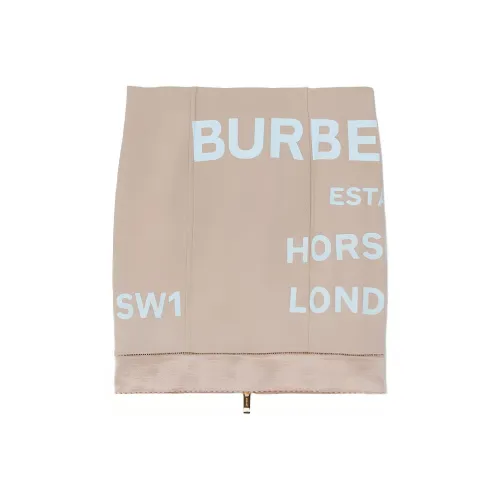Burberry Skirt Women's Soft Yellow Brown