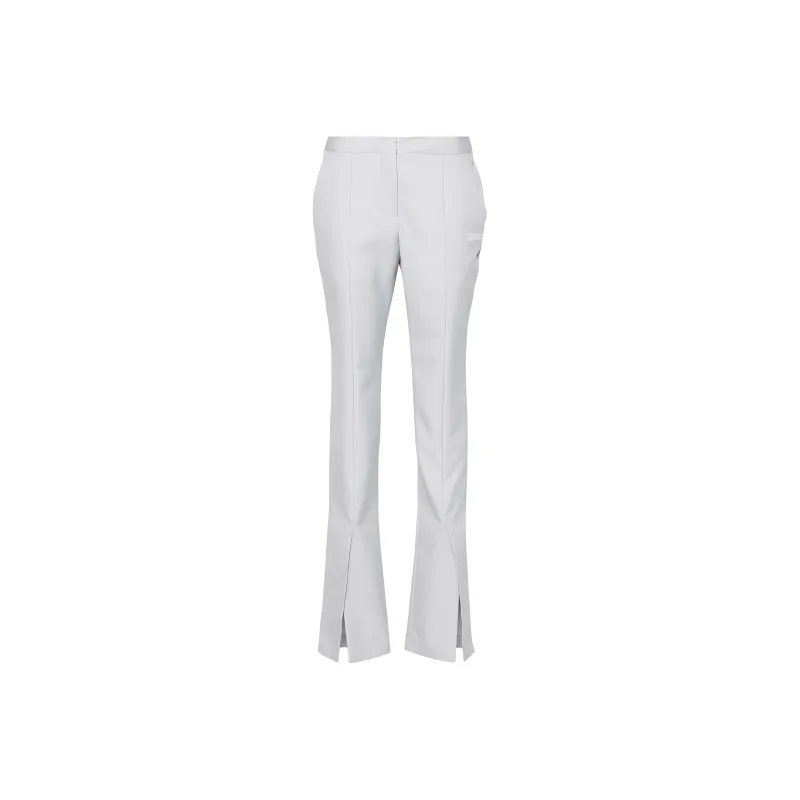 OFF-WHITE Logo Detailed Straight Leg Pants-0