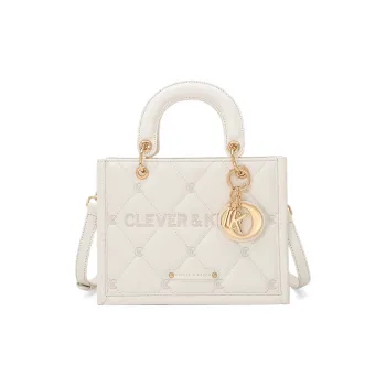 CLEVER& KETCH PU Handbag Women's Ecru