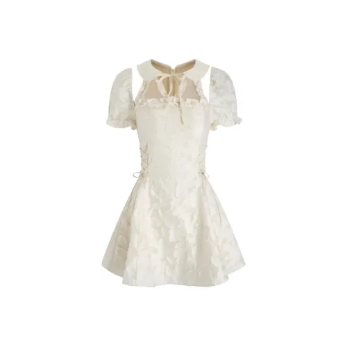 JOSR Short Sleeved Dress Women's Apricot