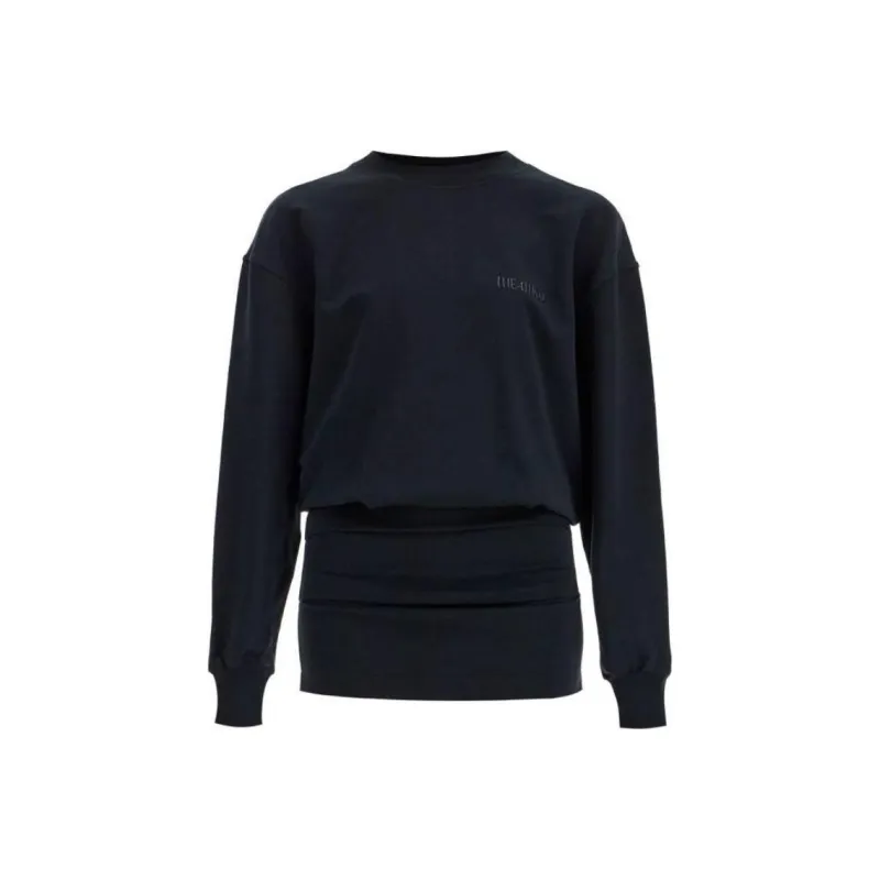 The Attico Logo Detailed Sweatshirt Dress-0