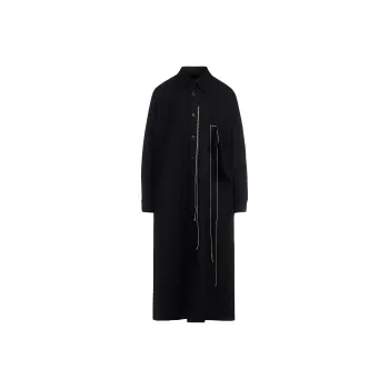 Yohji Yamamoto Long Sleeved Dress Women's Black