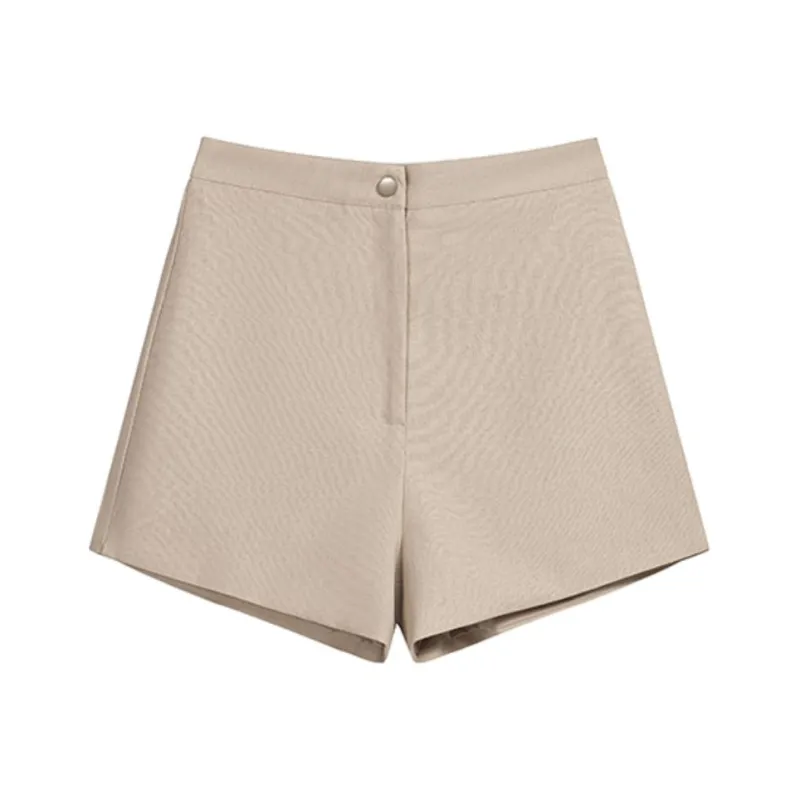 HUASJ Casual Shorts Women's Khaki-0