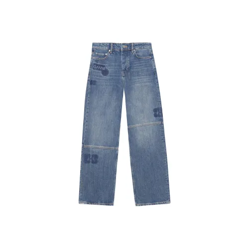 GANNI Patch Izey Denim 'Tint Wash'