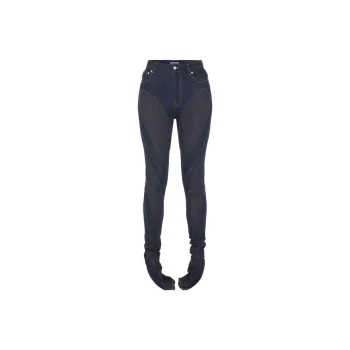 Mugler Jeans Women's Dark Blue