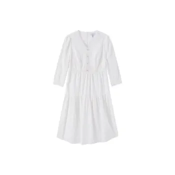 FINITY Long Sleeved Dresses Women's White