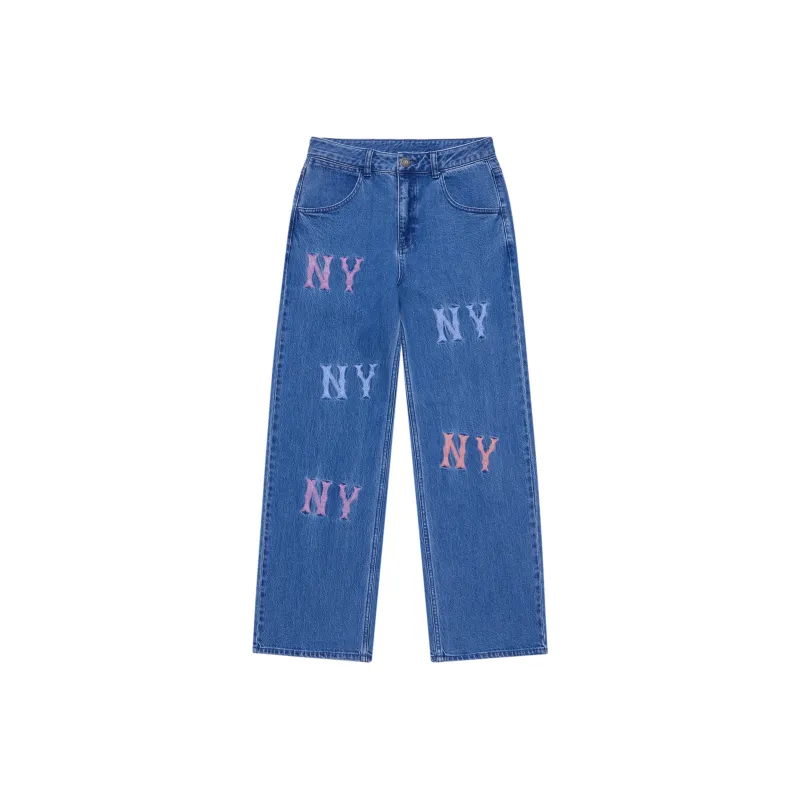 MLB Fashion Sports Collection New York Yankees 24FW Jeans Women's Indigo-0