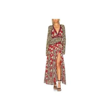 FREE PEOPLE Long-Sleeved Dresses Women's Multicolor