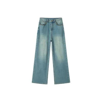 Luqingyi Jeans Women's Blue