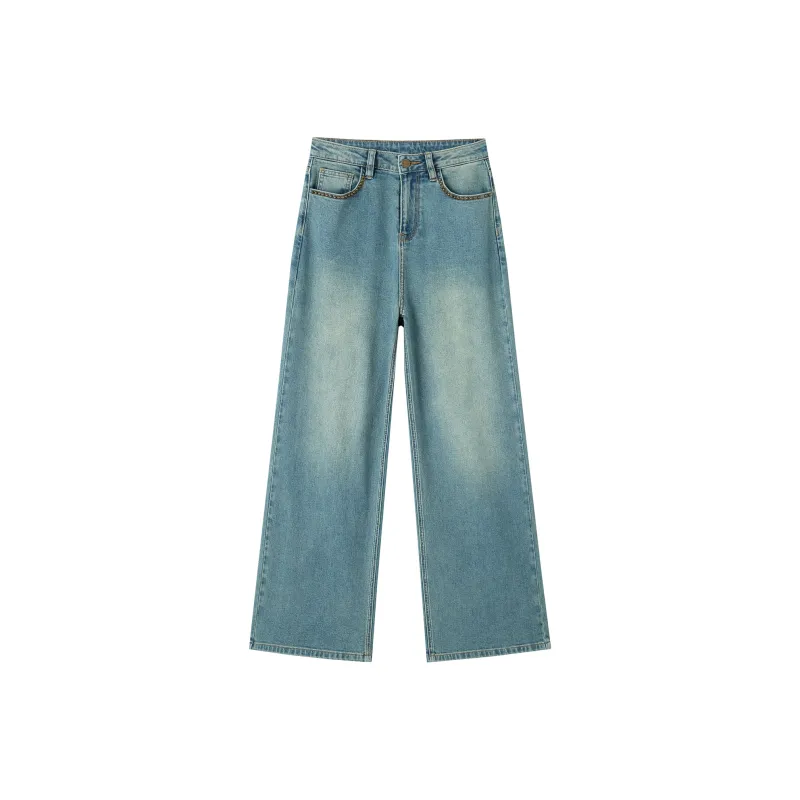 Luqingyi Jeans Women's Blue-0
