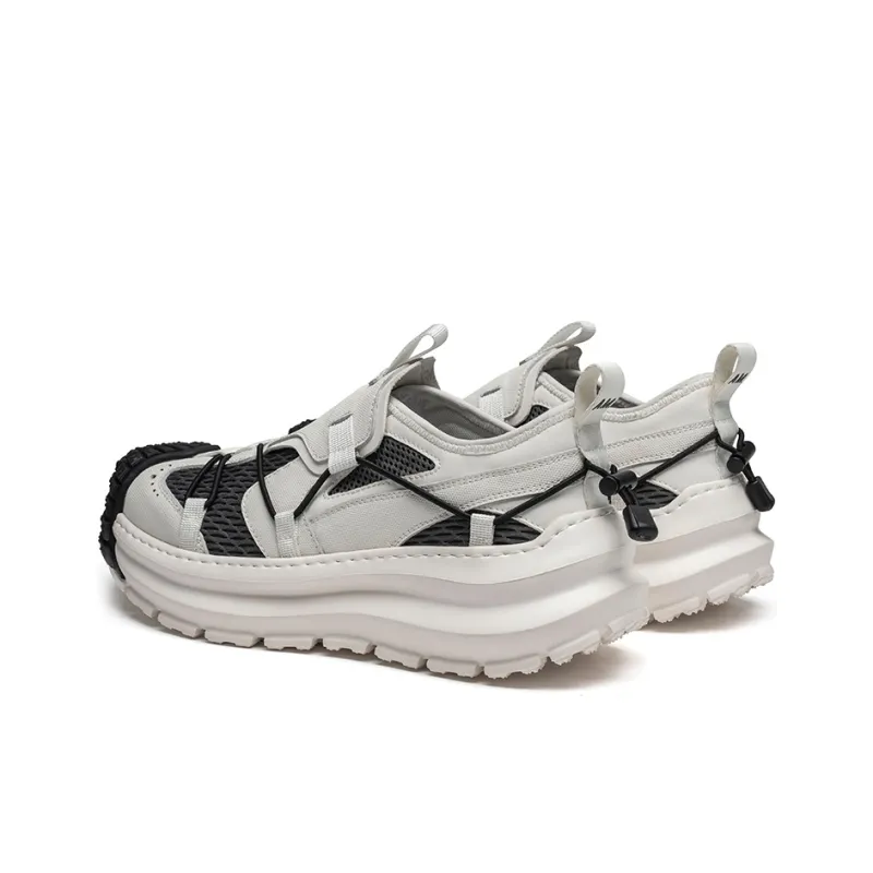Anthony Miles Lightweight, Height Increasing, And Breathable Low Top Casual Shoes Men's White Black-4
