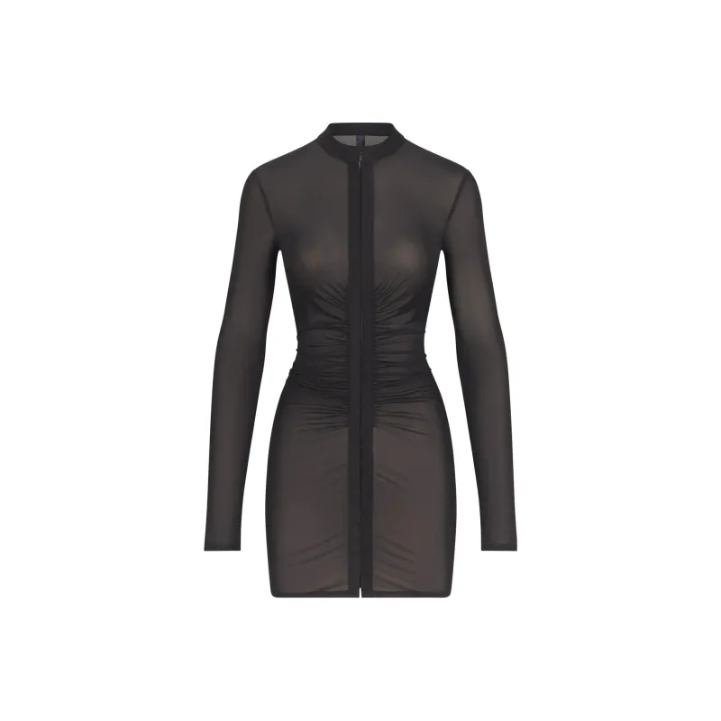 Skims Long-Sleeved Dresses Women's Black-0