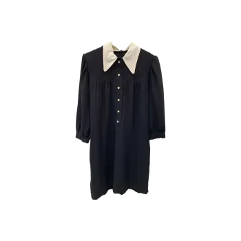 MIU MIU Short Sleeved Dress Women's Black