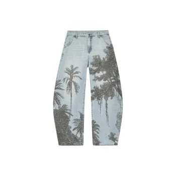 Desigual Jeans Women's Blue With Print