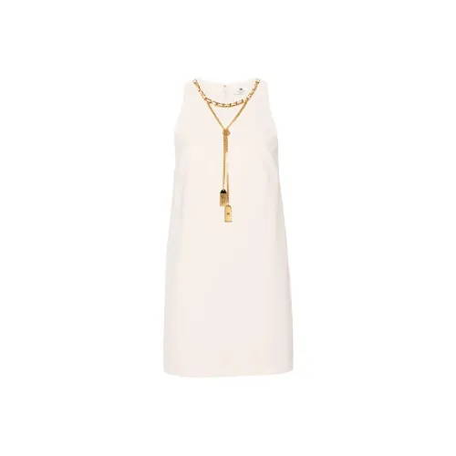 Elisabetta Franchi Embellished Crepe Boxy Mini Dress