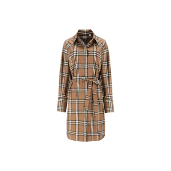 Burberry SS24 Long Sleeved Dresses Women's Brown