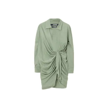 Jacquemus Long-Sleeved Dresses Women's Green